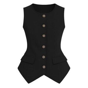 I Saw It First Womens/Ladies Vest / Black